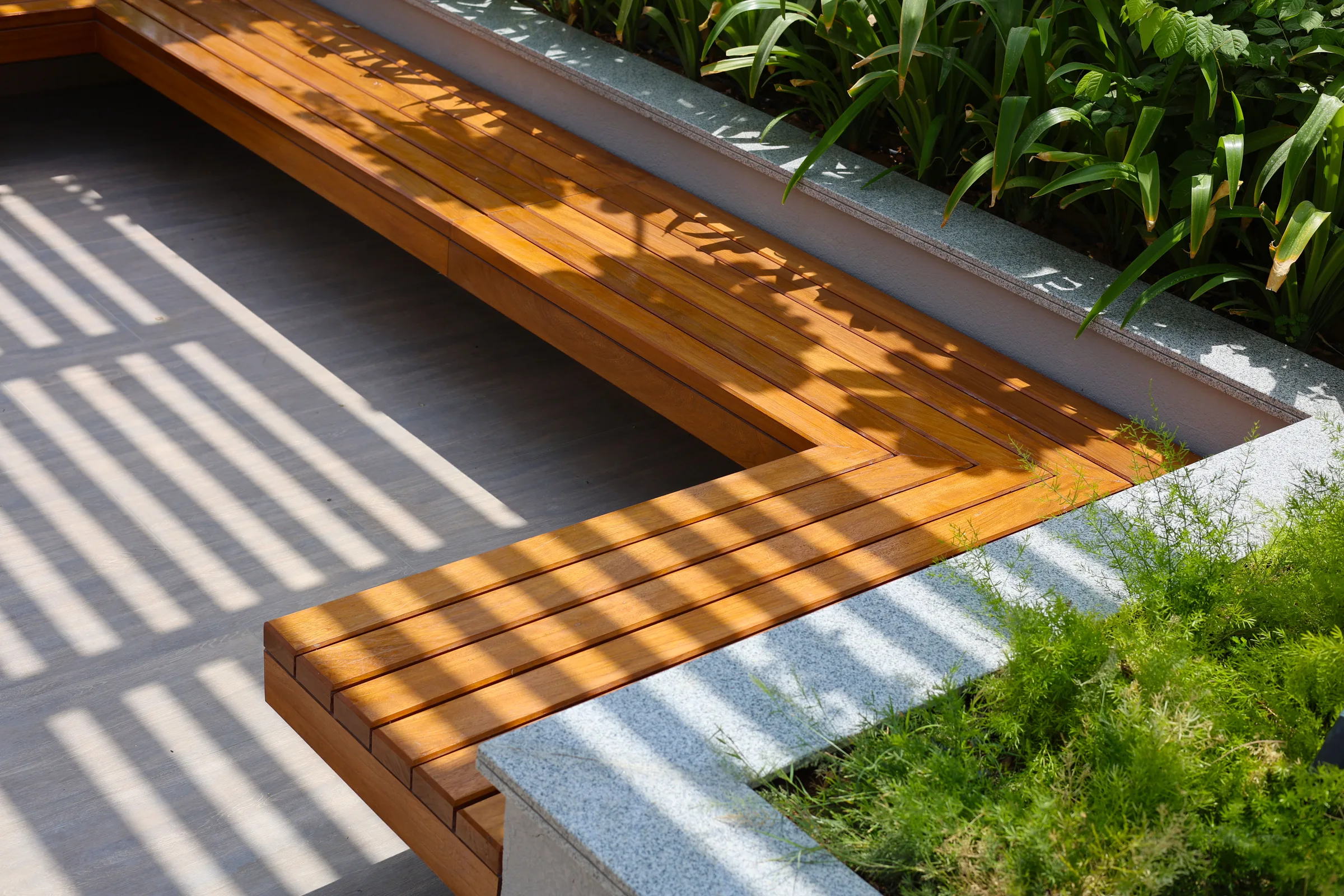 Wood finish concrete texture